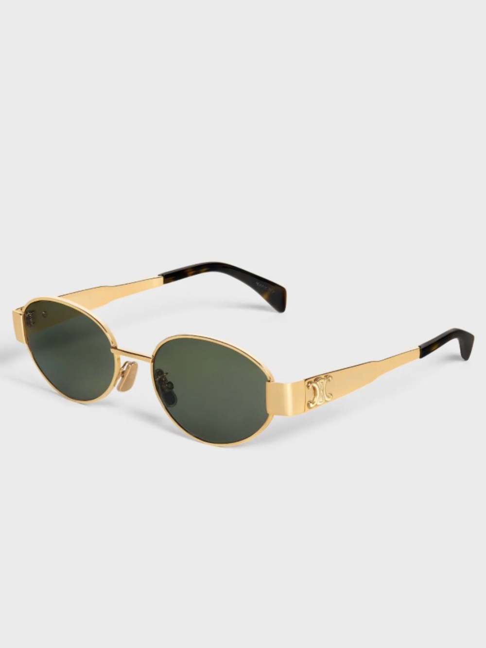 AUTHENTIC! Celine Triomphe Gold Frame Sunglasses - Picture 1 of 9